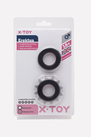 Набор пепельных эрекционных колец Erektus II Набор пепельных эрекционных колец Erektus II