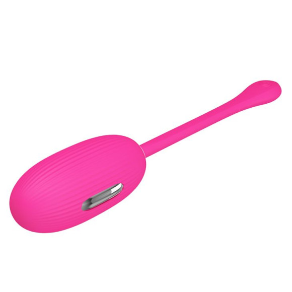 Ярко-розовое виброяйцо Doreen с электростимуляцией и управлением через приложение Ярко-розовое виброяйцо Doreen с электростимуляцией и управлением через приложение