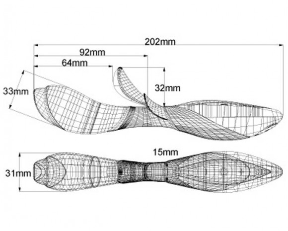 Черный с золотом вибратор ZINI ZOOK