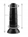 Черная винтообразная анальная втулка - 19,5 см.