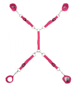 Ярко-розовый набор фиксаций на кровати Classic Bed Spreader Ярко-розовый набор фиксаций на кровати Classic Bed Spreader