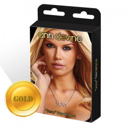 Золотистая цепочка с подвеской SEXY Золотистая цепочка с подвеской SEXY