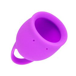 Лиловая менструальная чаша Tulip - 20 мл. Лиловая менструальная чаша Tulip - 20 мл.