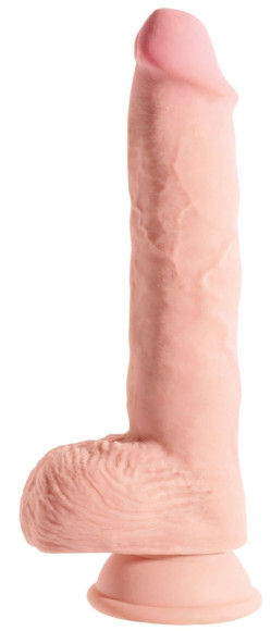 Телесный фаллоимитатор на присоске 10 Triple Density Fat Cock with Balls - 27,9 см. Телесный фаллоимитатор на присоске 10 Triple Density Fat Cock with Balls - 27,9 см.