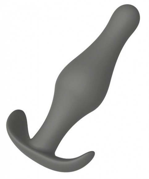 Серая анальная втулка Plug With T-handle - 10,3 см. Серая анальная втулка Plug With T-handle - 10,3 см.