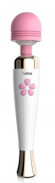 Бело-розовый клиторальный вибромассажер Fantasy Fashion - 21,5 см.