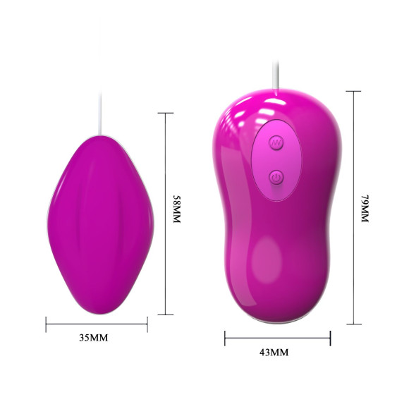 Продолговатое виброяйцо Avery с выносным пультом управления