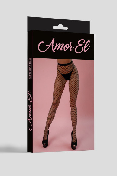 Колготы в мелкую сеточку с доступом Колготы в мелкую сеточку с доступом