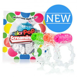 Яркое оранжевое кольцо на пенис с вибрацией Яркое оранжевое кольцо на пенис с вибрацией