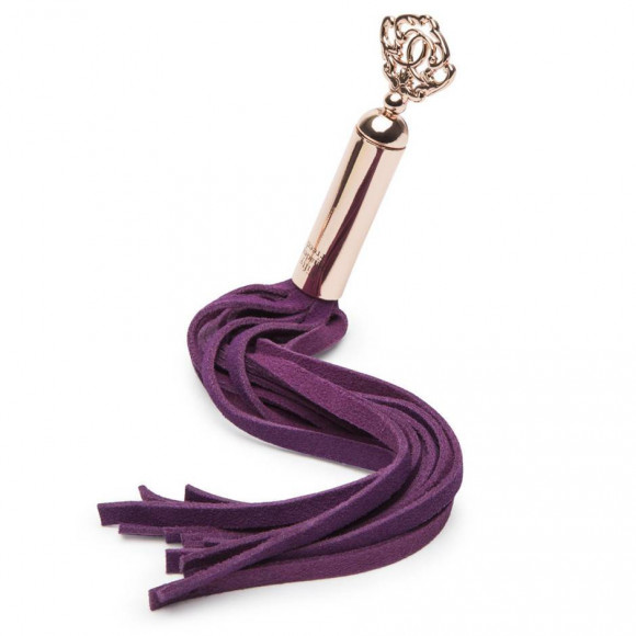 Фиолетовая мини-плеть Cherished Collection Suede Mini Flogger - 30 см. Фиолетовая мини-плеть Cherished Collection Suede Mini Flogger - 30 см.