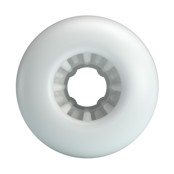 Белый сквозной мастурбатор Crystle