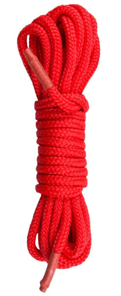 Красная веревка для связывания Nylon Rope - 5 м. Красная веревка для связывания Nylon Rope - 5 м.
