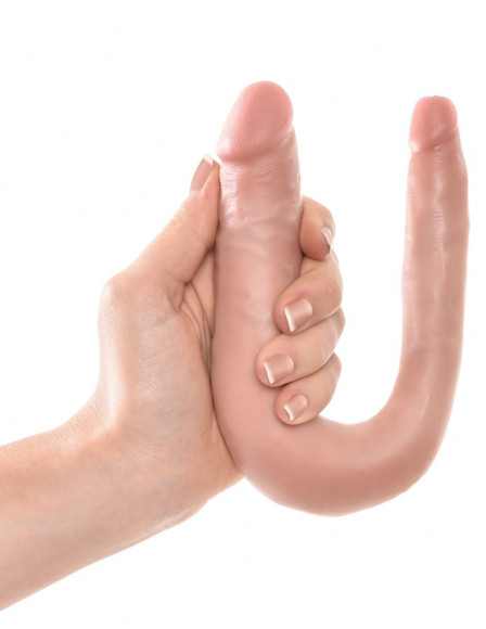 Двусторонний фаллоимитатор U-Shaped Small Double Trouble - 33,5 см. Двусторонний фаллоимитатор U-Shaped Small Double Trouble - 33,5 см.