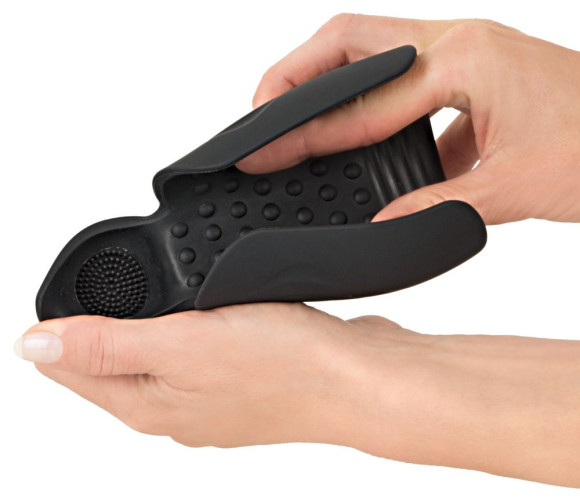 Черный силиконовый вибромастурбатор с нагревом Masturbator with 2 Functions Черный силиконовый вибромастурбатор с нагревом Masturbator with 2 Functions