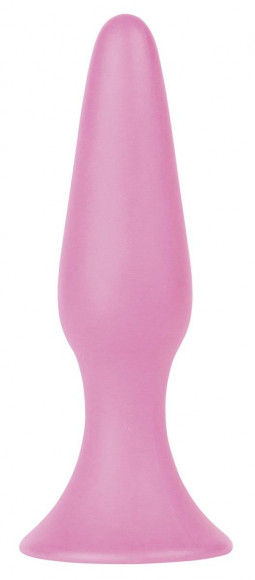 Розовая анальная пробка Silky Buttplug Small Pink - 11,5 см. Розовая анальная пробка Silky Buttplug Small Pink - 11,5 см.