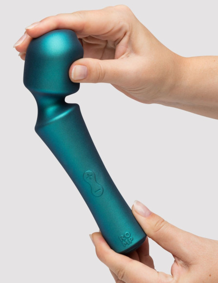 Зеленый wand-вибратор Romp Presto - 20 см.