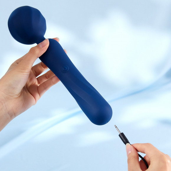 Синий wand-вибромассажер BeYourLover Titan Синий wand-вибромассажер BeYourLover Titan