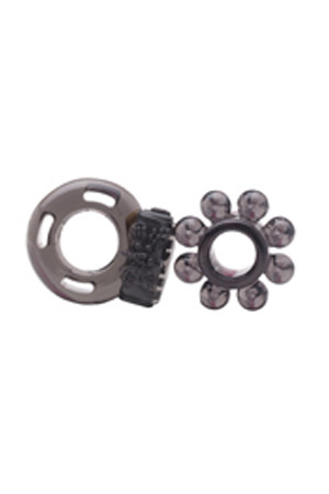 Набор из двух пепельных эрекционных колец Optimus Набор из двух пепельных эрекционных колец Optimus