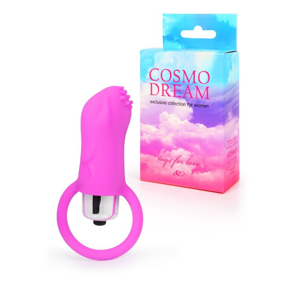 Розовый вибромассажер с рельефной поверхностью и петелькой Розовый вибромассажер с рельефной поверхностью и петелькой