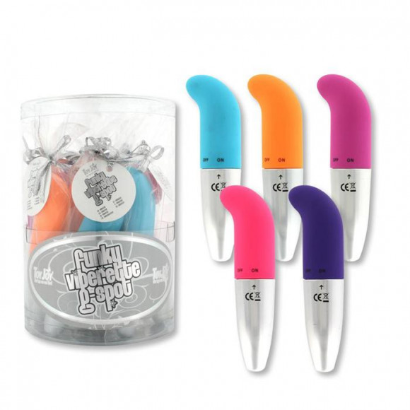 Набор из 10 стимуляторов точки G Funky Viberette - 12 см. Набор из 10 стимуляторов точки G Funky Viberette - 12 см.