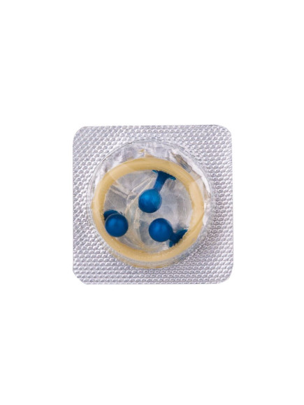 Стимулирующий презерватив-насадка Roll & Ball Banana Стимулирующий презерватив-насадка Roll & Ball Banana