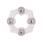 Эрекционное кольцо с 4 бусинами MENZSTUFF STUD RING CLEAR