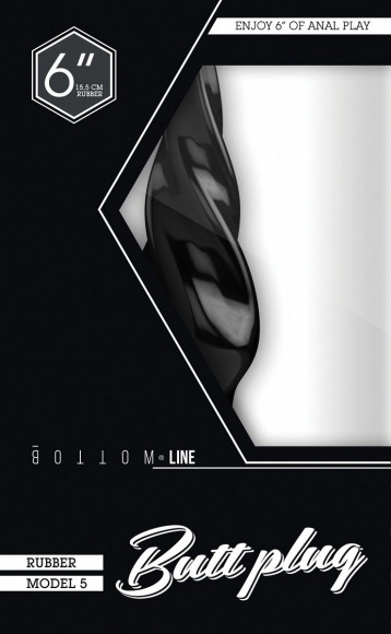Чёрная спиралевидная пробка Bottom Line 6 Model 5 Black - 15,5 см. Чёрная спиралевидная пробка Bottom Line 6 Model 5 Black - 15,5 см.