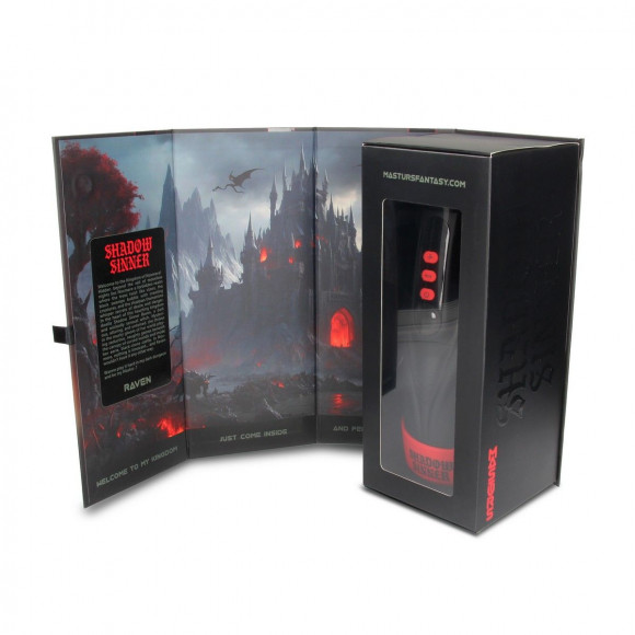 Интерактивный мастурбатор Raven с вакуумом, вибрацией и подсветкой Интерактивный мастурбатор Raven с вакуумом, вибрацией и подсветкой