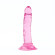 Розовый анальный фаллоимитатор на присоске - 12 см.