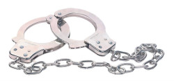 Наручники из металла с длинной цепочкой CHROME HANDCUFFS METAL HANDCUFFS W. KEY Наручники из металла с длинной цепочкой CHROME HANDCUFFS METAL HANDCUFFS W. KEY