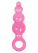 Малая розовая анальная пробка Jolie - Ripples Малая розовая анальная пробка Jolie - Ripples