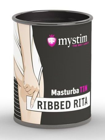 Компактный мастурбатор MasturbaTIN Ribbed Rita Компактный мастурбатор MasturbaTIN Ribbed Rita