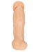 Большая телесная фаллическая насадка на трусики с плугом - 20,5 см. Большая телесная фаллическая насадка на трусики с плугом - 20,5 см.