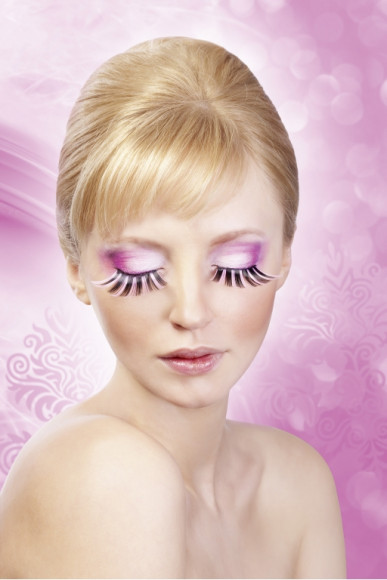 Черно-розовые ресницы Черно-розовые ресницы