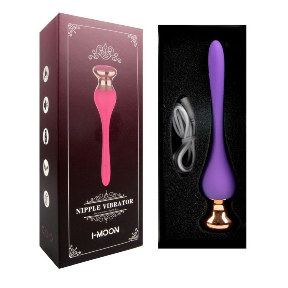 Фиолетовый вибромассажер Nipple Vibrator - 14,5 см. Фиолетовый вибромассажер Nipple Vibrator - 14,5 см.