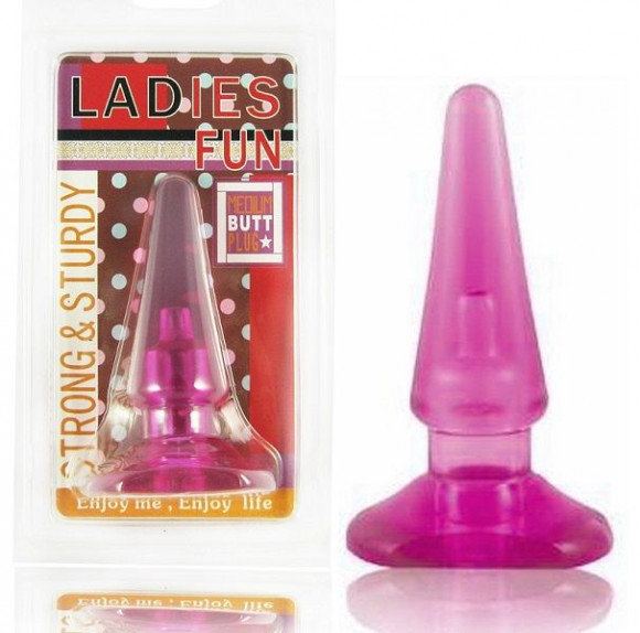 Розовая анальная втулка - 10,7 см. Розовая анальная втулка - 10,7 см.