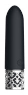 Черная перезаряжаемая вибропуля Imperial - 10 см. Черная перезаряжаемая вибропуля Imperial - 10 см.