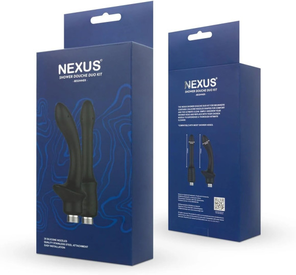 Набор из 2 насадок для анального душа Shower Douche Duo Kit Beginner