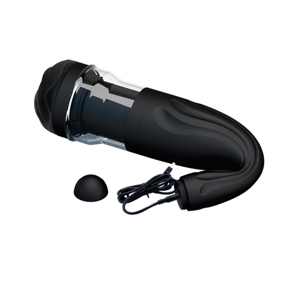 Перезаряжаемый мега-мастурбатор Breton с ротацией и возвратно-поступательным движением 