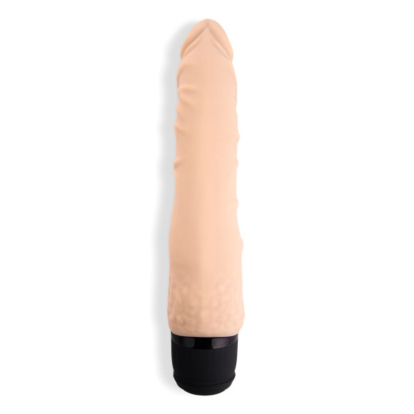 Телесный вибромассажер 7’’ Realistic Vibrator - 20 см. Телесный вибромассажер 7’’ Realistic Vibrator - 20 см.