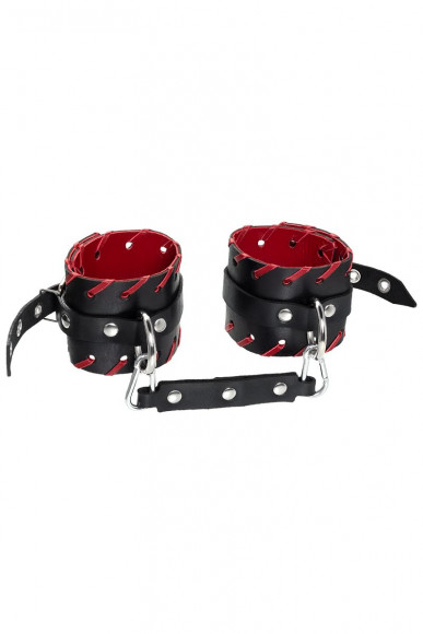 Черные оковы с красной окантовкой Черные оковы с красной окантовкой