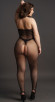 Кэтсьюит с доступом High Neck Fishnet And Lace Bodystocking Кэтсьюит с доступом High Neck Fishnet And Lace Bodystocking