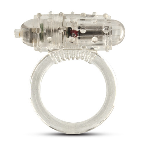 Прозрачное эрекционное виброкольцо VIBRATING COCK RING ERECTION MASTER Прозрачное эрекционное виброкольцо VIBRATING COCK RING ERECTION MASTER