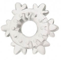 Прозрачное кольцо Heavy Cock Ring Ice Flower Прозрачное кольцо Heavy Cock Ring Ice Flower