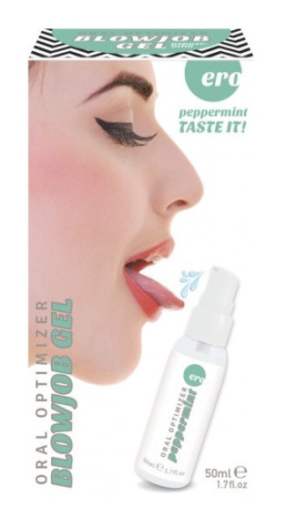 Увлажняющий гель для орального секса с ароматом мяты - 50 мл. Увлажняющий гель для орального секса с ароматом мяты - 50 мл.