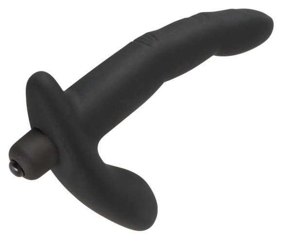 Черный вибромассажер простаты Naughty Finger Prostate Vibe - 13,8 см. Черный вибромассажер простаты Naughty Finger Prostate Vibe - 13,8 см.
