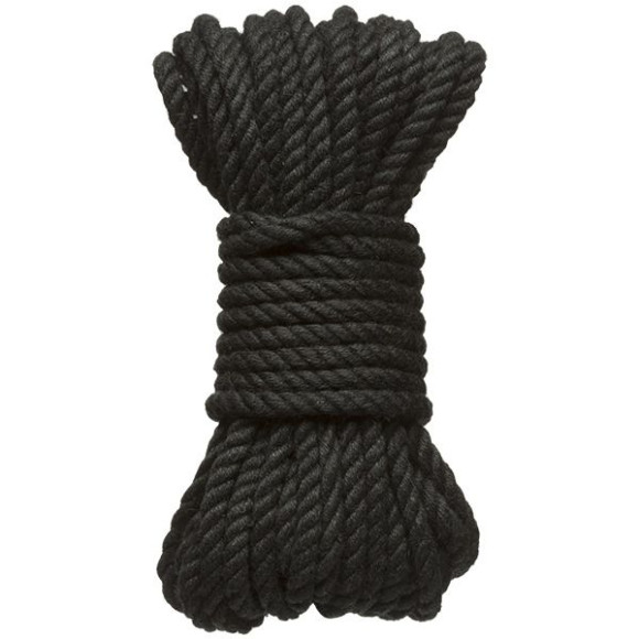 Черная верёвка для связывания и фиксации Bind&Tie - 9,14 м. Черная верёвка для связывания и фиксации Bind&Tie - 9,14 м.