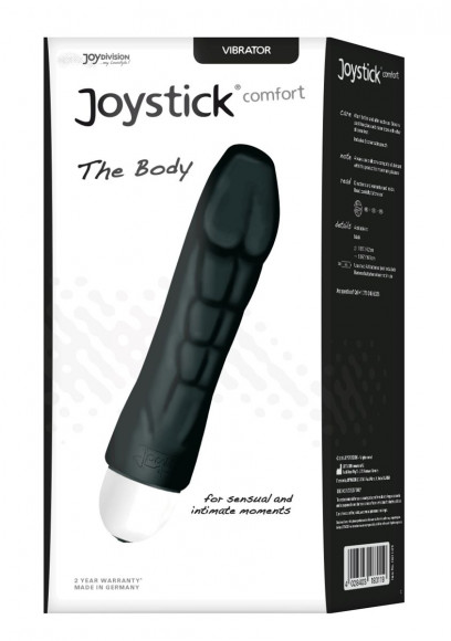 Чёрный вибратор Joystick The Body Comfort - 17 см. Чёрный вибратор Joystick The Body Comfort - 17 см.