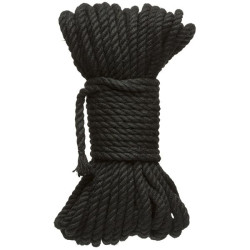 Черная верёвка для связывания и фиксации Bind&Tie - 15,24 м. Черная верёвка для связывания и фиксации Bind&Tie - 15,24 м.
