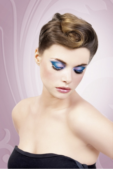 Чёрные накладные ресницы с серебристыми стразами Чёрные накладные ресницы с серебристыми стразами